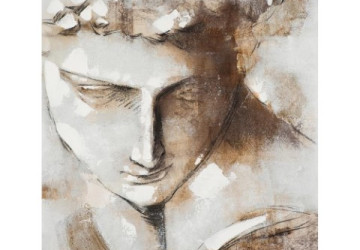 Roma kadın heykeli boyama